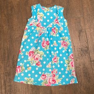 Smocked Auction darling blue floral dress - 4t. Worn once! Great condition.